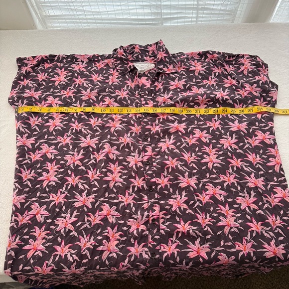 ACACIA Swimwear Mombasa Oversized Button Up Shirt Dress in Madonna Small - Picture 9 of 11